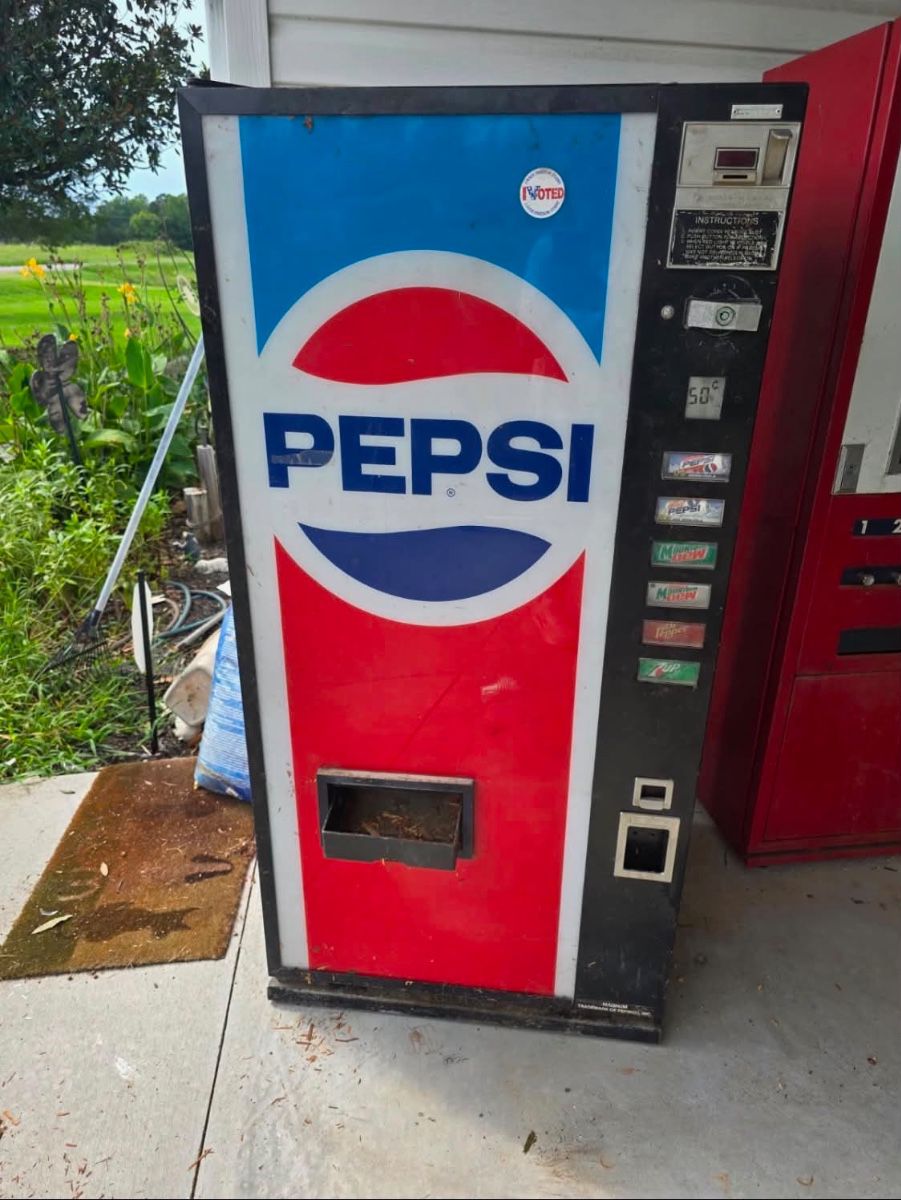 Vintage Pepsi machine