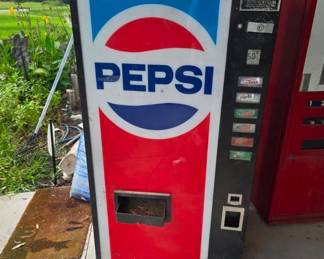 Vintage Pepsi machine