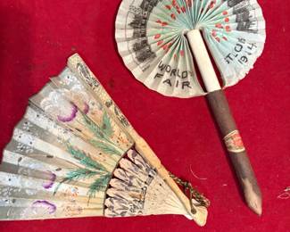 1904 St Louis World's Fair Cigar Fan