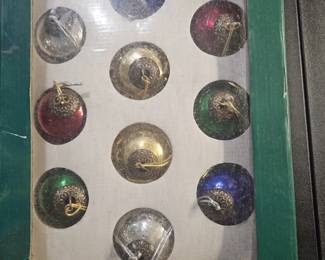 Vintage glass ornaments