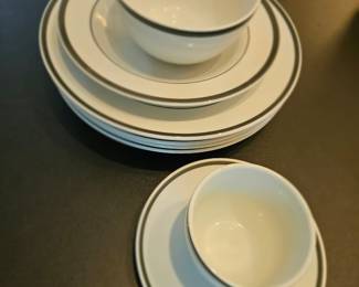 Williams Sonoma Brasserie Green Dishes