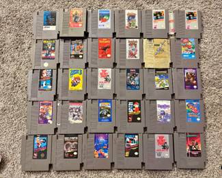NES game cartridges!