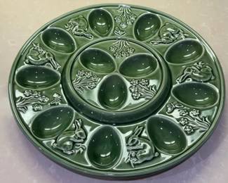 Deviled egg tray, made in Portugal