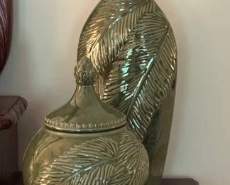 Sage green ceramic home decor