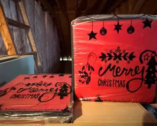 New Christmas storage boxes