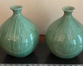 Pair of ceramic vases