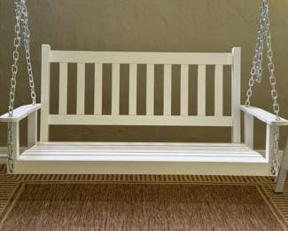 Outsunny wooden swing on a stand
