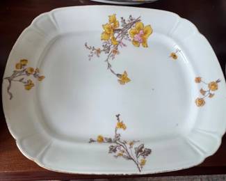 Vintage Haviland Limoges Schleiger 266 patterned dishes