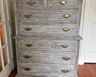 Painted chest of drawers