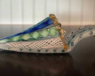 Murano glass slipper