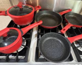 Set of Chef's Star aluminum cookware