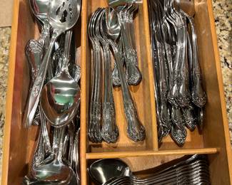 1960s Portsmouth stainless steel flatware