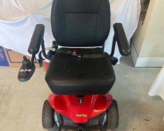 Jazzy electric scooter, new battery and charger, works great, excellent condition