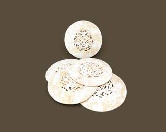 141 5AsianStylePiercedOpenworkDecorativeDiscs
