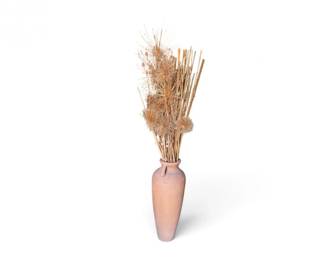 83 LargeCeramicFloorVasewDriedBotanicalArrangement