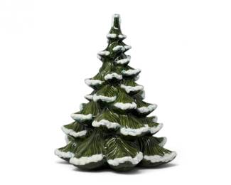 243 CeramicChristmasTreewSnowAccents