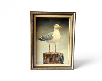 44 OriginalSeagullOilPaintingonCanvasArtistSigned
