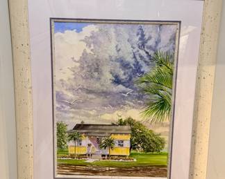 John Bowen "Key West" watercolor