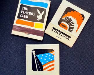 Vintage Playboy Club matches