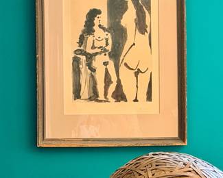 Pablo Picasso (1991-1973); "Deux Femmes II" 1965; #35 in edition of 50 ; signed