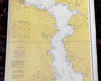 Selection of charts/maps from Chesapeake Bay and Florida