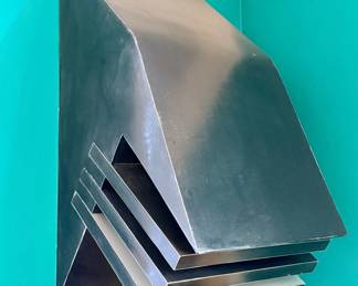 Kendall Buster hanging sculpture , "Hood," 1988