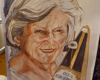 Olga Hirshhorn 90th Birthday Limited edition, signed lithograph by Philip Pearlstein