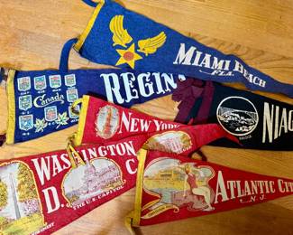 Vintage Felt Pennants