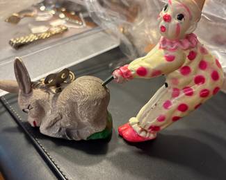 1950's Obstinate Donkey Windup Toy