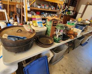 cast iron oven etc