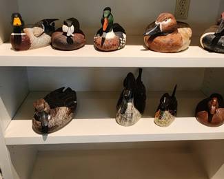 Duck decoy collection signed most with paperwork