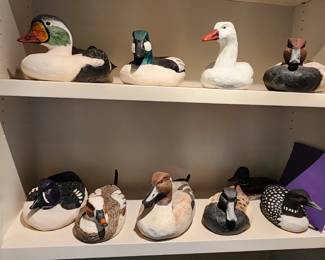 Duck decoy collection signed most with paperwork