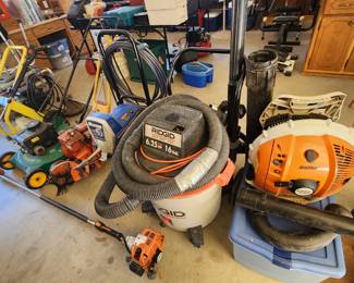 power tools mowers vacuums