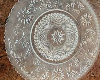 collection of early Duncan Miller sandwich glass