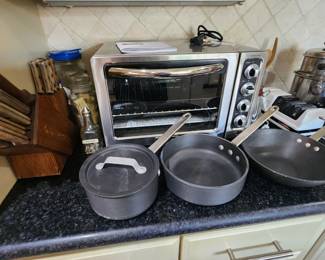 small oven pots and pans