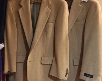 2 of several vintage camel sports jackets the one still has tags madison 1818