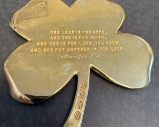 Gold Plated Paper Weight