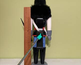 O51 - $65. Volkskunst Steinbach German Nutcracker Soldier/Guard. Measures 15.5" Tall.