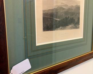 O37 - $50. The Lonely Mountains of North Carolina. R. Einshellwood. Measures 22.5” W x 18.5” Tall.