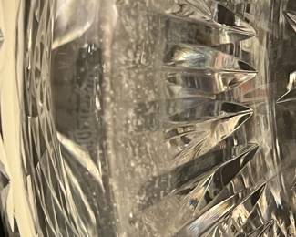 O93 - $55. Waterford “Alana” Crystal Ship's Decanter. Measures 10” Tall.