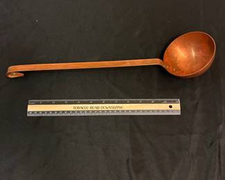O128 - $35. 16” Made in France Copper Ladle. Heavy.