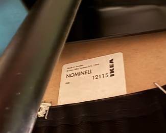 O27 - $35. Ikea Nominell Office Chair. Measures 26” W x 20.5” D x 40” Tall.