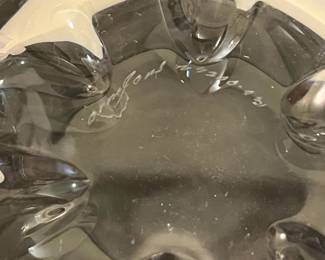 O89 - $40. Orrefors Crystal Decanter. Measures 13” Tall.
