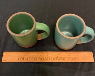 O11 - $300. Set of 7 East Fork Pottery Mugs. Measures 4.25" Tall. Retired colors. All are in great condition.