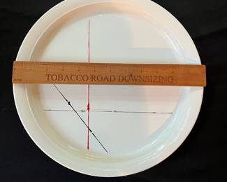 O107 - $30. Vtg. Corning Ware "Stix" Serving Plate. Measures 12.25" D.