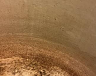 O87 - $80. Le Creuset Flame Orange “K” 13 -14 Qt.