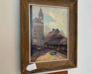 O68 - $125. Liliane Kirby oil Painting. Measures 16.5" W x 20.5" Tall.