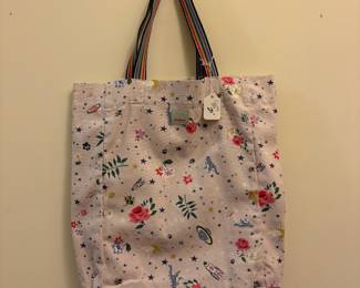 O74 - $20. Cath Kidston Fearne Tote. Measures 16” W x 17” Tall.