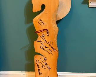 O3 - $400. Northwest Coast Salish Bill Wilson Kwakiutl Carving. Measures 11” W x 34” Tall.