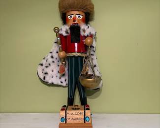 O54 - $100. H.M. Camaro of Russia. Steinbach German Nutcracker. Measures 20.5" Tall.